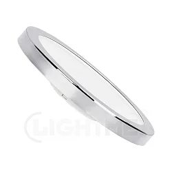 LED Diffusor-Leuchtmittel AQUA, Ø 14.7cm, GX53, 230V, 8W 2700/4000K (CCT Switch) 650lm 110°, schaltbar, chrom
