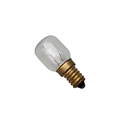 Halogen-Backofenlampe T25 300°C, Ø 2.5cm / L 5.5cm, 230V AC, 25W 2200K 85lm, CRi 99, schaltbar