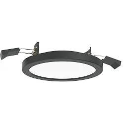 Einbauleuchte AQUA PLANO, IP44, Ø 14.7cm, inkl. GX53 Diffusor, 8W 2700/4000K (CCT Switch) 650lm 110°, schwarz