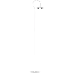 LED Stehleuchte SIMPLESSA, inkl. Diffusorlampe GU10, 8W 2700K 650lm, 3-stufig dimmbar, weiß/chrom