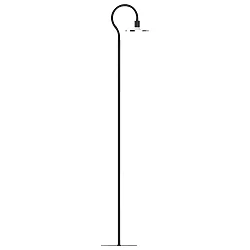 LED Stehleuchte SIMPLESSA, inkl. Diffusorlampe GU10, 8W 2700K 650lm, 3-stufig dimmbar, schwarz/chrom