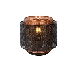 Tischleuchte ORRIN, Ø 25 cm, 1xE27, schwarz