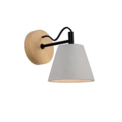 Wandleuchte POSSIO, 1xE14, taupe