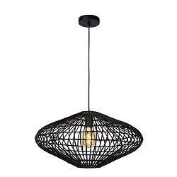 Pendelleuchte MAGALI, Ø 56 cm, 1xE27, schwarz
