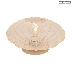 table lamp CORINA E27 IP20, beige 