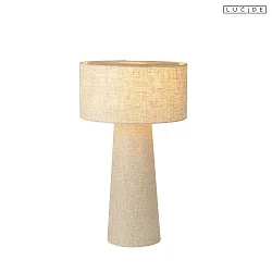 Tischleuchte LEEROY Ø 30 cm 1x E27 IP20 taupe