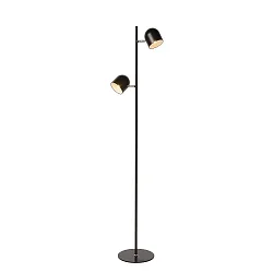 LED Stehlleuchte SKANSKA, 2x5W, 3000K, dimmbar, schwarz