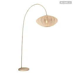 floor lamp CORINA E27 IP20, brass, black 