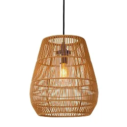 outdoor pendant luminaire NERIDA E27 IP44, natural colour 