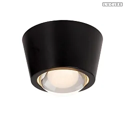 LED Deckenleuchte RIGON Ø 9 cm 90° 6W 3000K IP20, schwarz