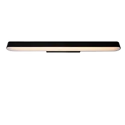 LED Wandleuchte MADELON Badezimmerleuchte, 1x18W, 2700K, IP44, schwarz