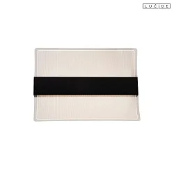bath luminaire ALINE IP44, opal, black 