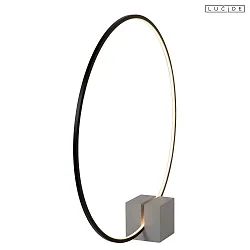 floor lamp CIRKELIS IP20, grey, black dimmable