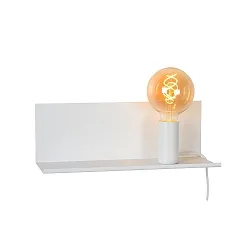 wall luminaire SEBO square E27 IP20, white 