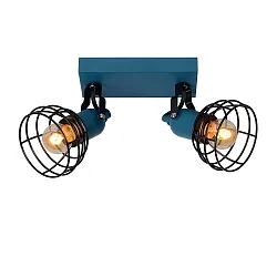 spot POLA 2 flames, square E27 IP20, blue dimmable