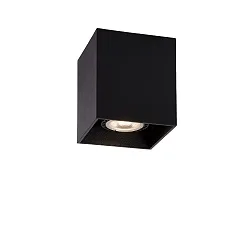 spot BODI square GU10 IP20, black dimmable