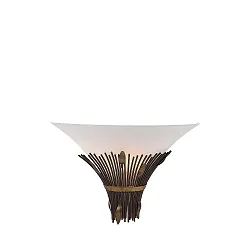 Wandleuchte CANNA, 1xE14, Rostfarbe