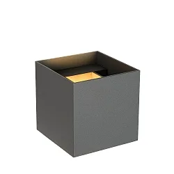 LED Wandleuchte XIO, G9, 1x4W, 2700K, dimmbar, grau
