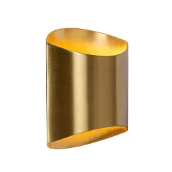 Wandleuchte DILETTA, 1xG9, Gold matt, messing