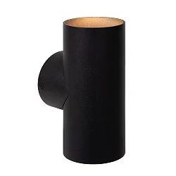 wall luminaire BONDI up / down GU10 IP20, black dimmable