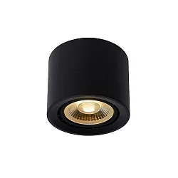 LED Deckenstrahler FEDLER, Ø 12 cm, GU10, 1x12W 2200K/3000K, dimmbar, schwarz
