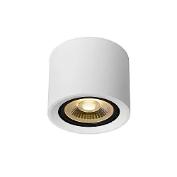 LED Deckenstrahler FEDLER, Ø 12 cm, GU10, 1x12W 2200K/3000K, dimmbar, weiß