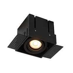 Einbaustrahler TRIMLESS, 1xGU10, schwarz