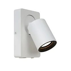 LED Wandstrahler NIGEL, GU10, 1x5W, 3000K, dimmbar, Mit USB-Ladepunkt, weiß
