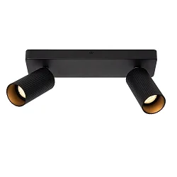 Deckenstrahler CLUBS, 2xGU10, schwarz