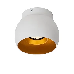 Deckenstrahler TORBEN, Ø 12,5cm, GU10, IP20, dimmbar, schwarz