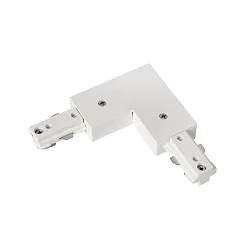 1-phase L-connector TRACK, white