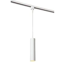 1-phase pendant luminaire TRACK FLORIS GU10 IP20, white dimmable