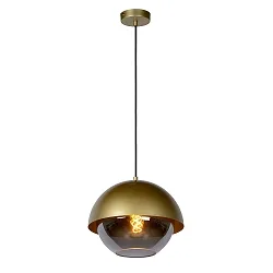 Pendelleuchte COOPER, Ø 30 cm, 1xE27, Gold matt, messing