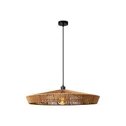 Pendelleuchte YUNKAI, Ø 70 cm, 1xE27, Holz hell