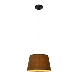 pendant luminaire WOOLLY round E27 IP20, green, black