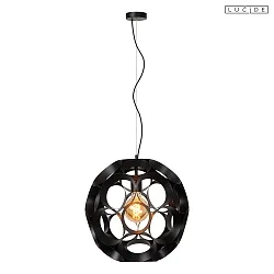 pendant luminaire HANNELORE E27 IP20, black dimmable