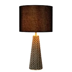Tischleuchte EXTRAVAGANZA VELVET, Ø 25 cm, 1xE27, schwarz