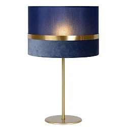 table lamp EXTRAVAGANZA TUSSE round E14 IP20, blue, gold 