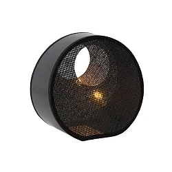 table lamp LOXIA round E14 IP20, black 