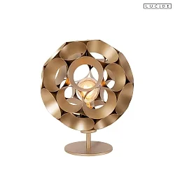 table lamp HANNELORE E27 IP20, brass dimmable