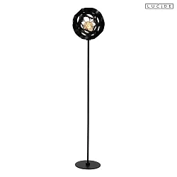 floor lamp HANNELORE E27 IP20, black dimmable