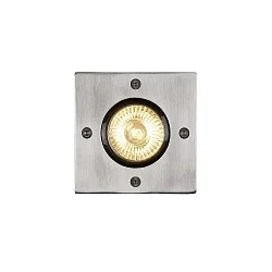 recessed luminaire BILTIN square GU10 IP67, chrome matt 35W