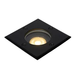 Outdoor Bodeneinbaustrahler BILTIN, 1xGU10, IP67, schwarz