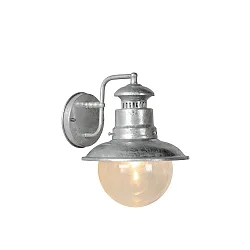 Outdoor Wandleuchte FIGO, 1xE27, IP44, Zink