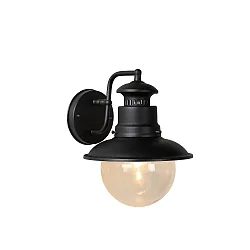 wall luminaire FIGO round E27 IP44, black