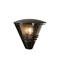 Outdoor Wandleuchte LIVIA, 1xE27, IP44, schwarz