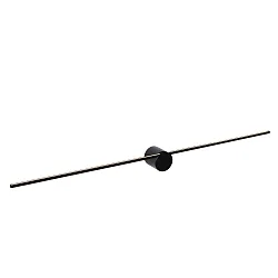 LED Wandaufbau-Spiegelleuchte MIZAR, IP44, 90cm, 11W 2700K 460lm 120°, schaltbar, schwarz