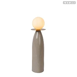 table lamp FIGARO G9 IP20, grey, opal 