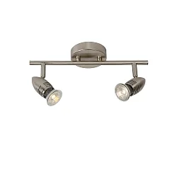 LED Deckenstrahler CARO, GU10, 2x5W, 2700K, Chrom matt