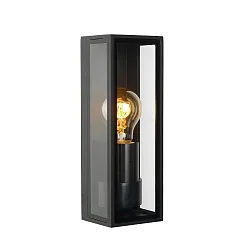 Outdoor Wandleuchte DUKAN, 1xE27, IP65, schwarz